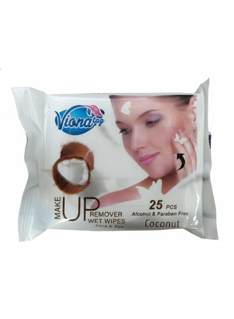 مناديل فيونا تيج 25 قطعة جوز الهند